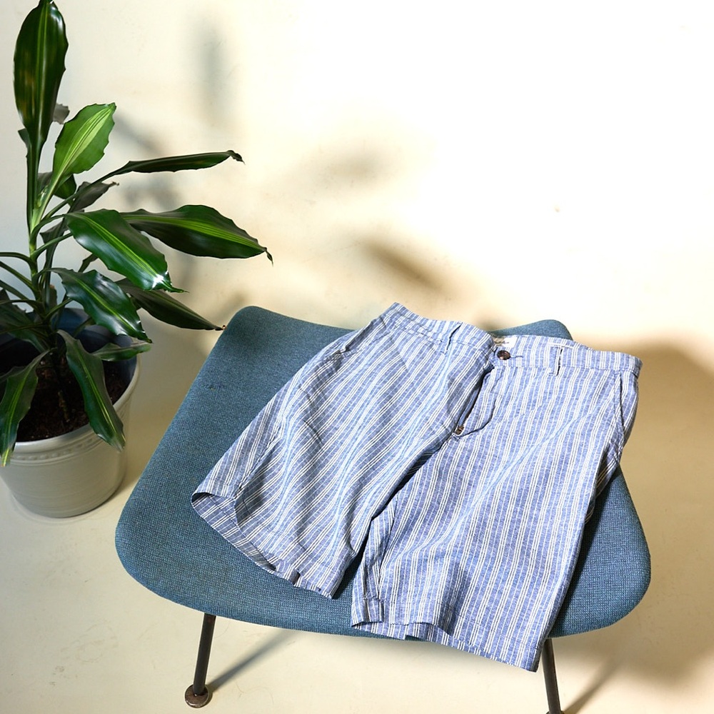 Goodfellow & Co Blue and White Striped Men's Shorts